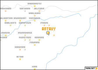 map of Antavy