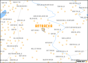 map of Antbacka