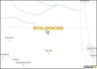 map of Antelope Acres