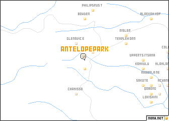 map of Antelope Park