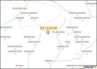 map of Antenina