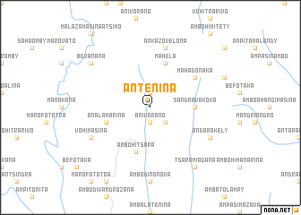 map of Antenina