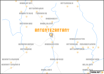 map of Antentezantany