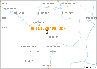 map of Antetezampandra