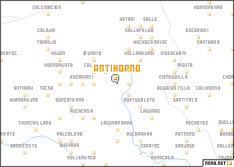 map of Antihorno