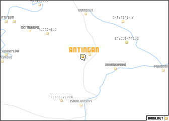 map of Antingan