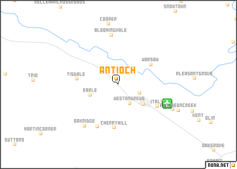 map of Antioch