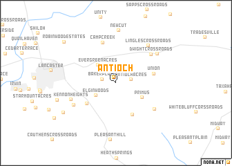 map of Antioch