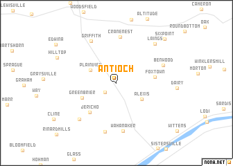 map of Antioch