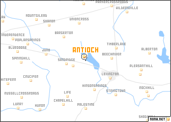 map of Antioch