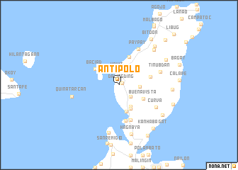 map of Antipolo