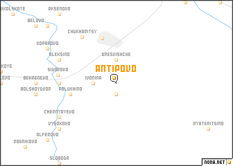 map of Antipovo