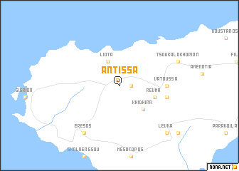 map of Ántissa