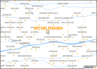 map of Antkalniškiai II