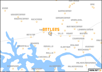 map of Antlers