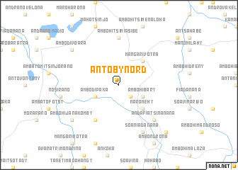 map of Antoby Nord