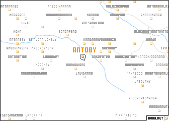 map of Antoby