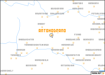 map of Antohodrano