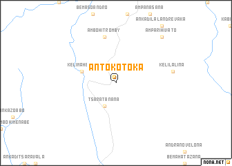 map of Antokotoka