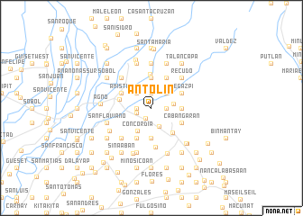 map of Antolin