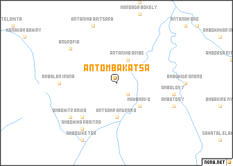 map of Antombakatsa