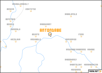 map of Antondabe