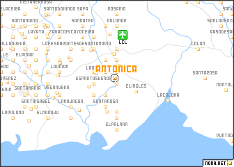 map of Antoñica