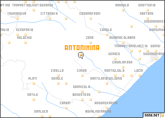 map of Antonimina