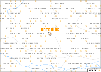 map of Antonina