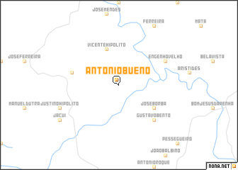 map of Antônio Bueno