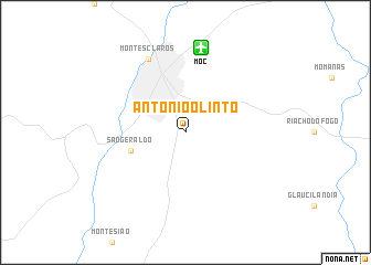 map of Antônio Olinto