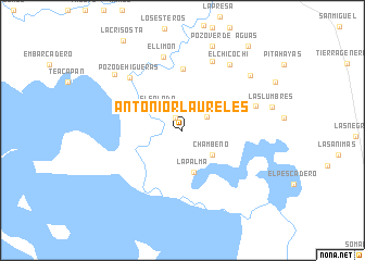 map of Antonio R. Laureles