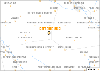 map of Antonovka