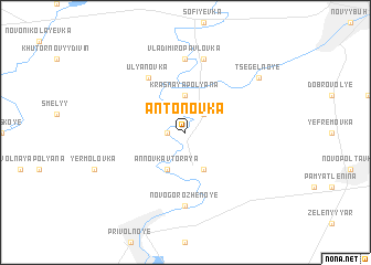 map of Antonovka