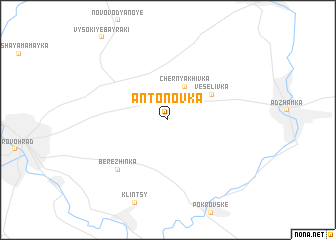 map of Antonovka