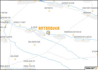 map of Antonovka