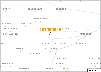 map of Antonovka