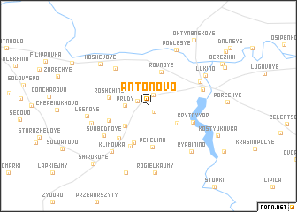 map of Antonovo