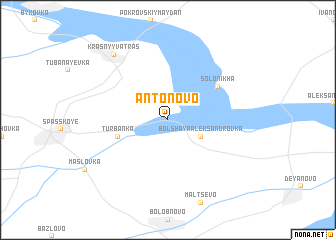 map of Antonovo