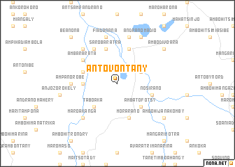 map of Antovontany
