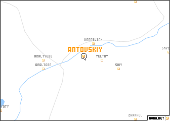 map of Antovskiy