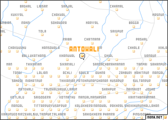 map of Antowāli