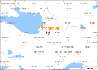 map of Antropova