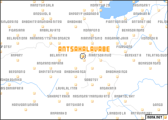 map of Antsahalavabe