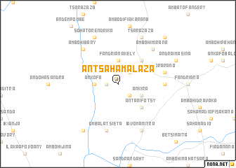 map of Antsahamalaza