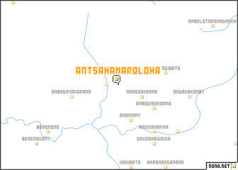 map of Antsahamaroloha