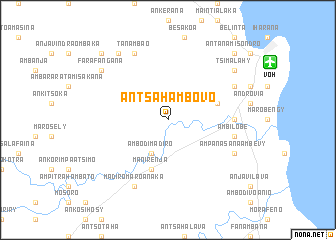 map of Antsahambovo