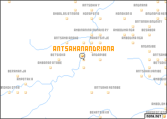 map of Antsahanandriana