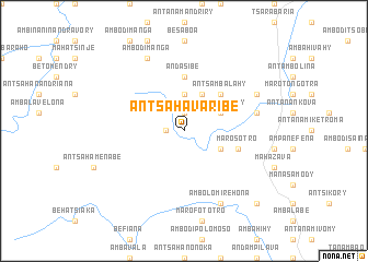 map of Antsahavaribe