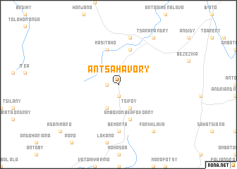 map of Antsahavory